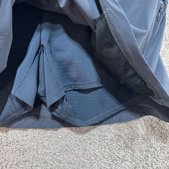 Title Nine Small Tennis Skort Skirt Blue Gray‎ Athletic Stretch Mini Pleated - Picture 2 of 10